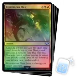 FOIL BITUMINOUS BLAST (SURGE FOIL) X4 Warhammer 40,000 Magic MTG MINT CARD - Image 1