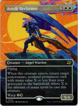 Astelli Reclaimer (Borderless) Edge of Eternities Magic: The Gathering Foil NM - Image 1