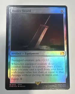 MTG FINAL FANTASY Buster Sword Foil Mythic 0255 - Image 1
