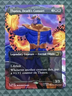 MTG Thanos, Death’s Consort #0508 Bord. R Commander: Marvel Super Heroes (MSC) - Image 2