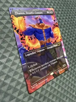 MTG Thanos, Death’s Consort #0508 Bord. R Commander: Marvel Super Heroes (MSC) - Image 3