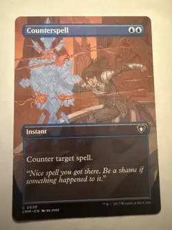 Counterspell (Borderless) C Commander Masters 630 NM - Image 1