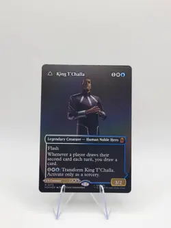 King T'Challa (Borderless) (0373) Marvel Super Heroes Foil - Image 1