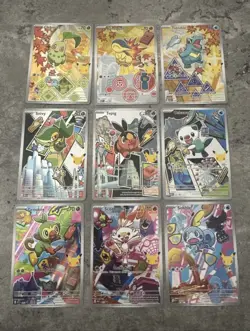 Pokemon First Partner Illustration Collection Series 2 - Full Set Of 9 MINT - Image 1