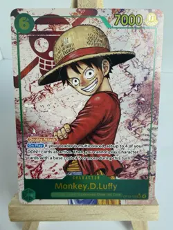 Monkey D Luffy OP13-118 SEC RED Alt Art One Piece Carrying On His Will English - Image 1