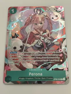 Perona OP09-034 Extra Booster: One Piece Heroines Edition Foil - Image 1