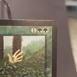 MTG Beta "Kudzu" Magic The Gathering LP/NM Land Slightly Rolled Corner - Image 2