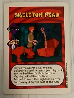 ULTRA RARE WHITE BORDER DEMO CARD SKELETON HEAD SCOOBY DOO FANS AND CCG - Image 1