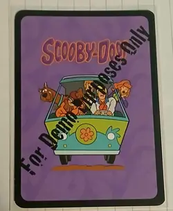 ULTRA RARE WHITE BORDER DEMO CARD SKELETON HEAD SCOOBY DOO FANS AND CCG - Image 2