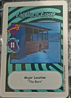 ULTRA RARE WHITE BORDER DEMO CARD CHICKEN COOP SCOOBY DOO FANS AND CCG - Image 1