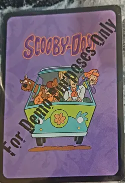 ULTRA RARE WHITE BORDER DEMO CARD CHICKEN COOP SCOOBY DOO FANS AND CCG - Image 2