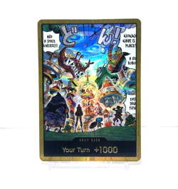 ONE PIECE TCG OP14 GOLD DON!! Card Egghead Island -The Azure Sea’s Seven English - Image 1