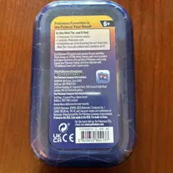 Pokemon TCG 2025 Kanto Mini Tin mewtwo Factory Sealed 2 Booster Packs L24 Cards - Image 2