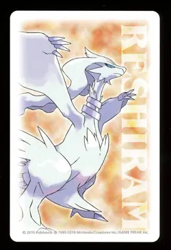 2010 Sawsbuck 10 of Clubs Pokemon Black & White Reshiram Playing Card Japan - Image 3