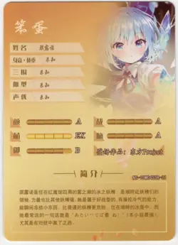 Goddess Story - Cirno - NS-10M04SSR-21 - Anime Waifu SSR Trading Card - Image 2