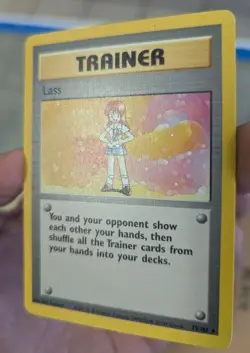 1995 POKEMON TRAINER LASS 75/102 BASE SET PRE OWNED USED CARD - Image 3