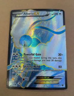2016 POKEMON ALTARIA EX FULL ART HOLOGRAPHIC 123/124 XY FADES COLLIDE USED CARD - Image 1