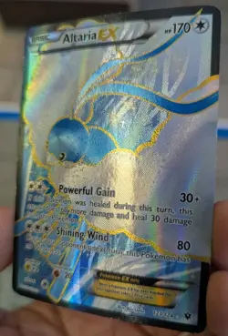 2016 POKEMON ALTARIA EX FULL ART HOLOGRAPHIC 123/124 XY FADES COLLIDE USED CARD - Image 3