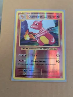 2016 POKEMON CHARMELEON XY EVOLUTIONS 10/108 HOLOGRAPHIC PRE OWNED USED CARD - Image 1
