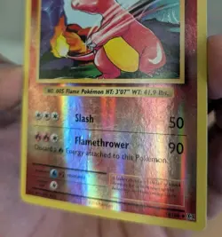 2016 POKEMON CHARMELEON XY EVOLUTIONS 10/108 HOLOGRAPHIC PRE OWNED USED CARD - Image 4