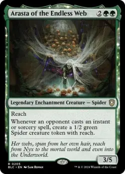 Arasta of the Endless Web - Light Play MTG Commander: Bloomburrow - Image 1