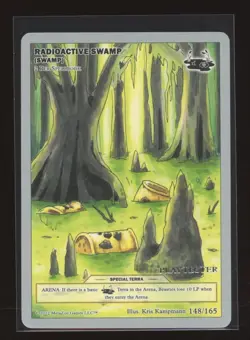 Radioactive Swamp Special Terra Silver Sample Playtester Metazoo UFO Card 148 - Image 1