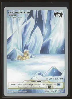 Chilling Winter Special Terra Silver Sample Playtester Metazoo UFO Card 152/165 - Image 1