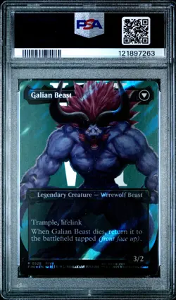 2025 MTG Final Fantasy #0528 Vincent/Galian Beast Char-Surge Foil PSA 10 - Image 2