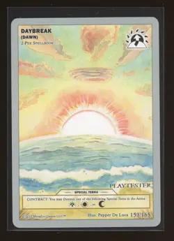 Daybreak Dawn Special Terra Silver Sample Playtester Metazoo UFO Card 153 - Image 1