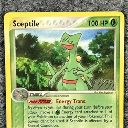 Pokemon TCG EX Ruby Sapphire Sceptile 20/109 Regular Card - Image 3