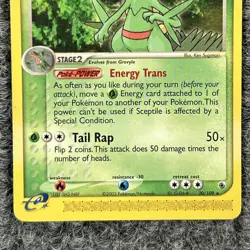 Pokemon TCG EX Ruby Sapphire Sceptile 20/109 Regular Card - Image 4