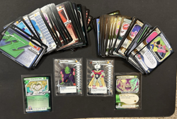 Dragon Ball Z CCG 113 Vintage Card Lot Score 2001 plus 4 Foils (see pics) - Image 2