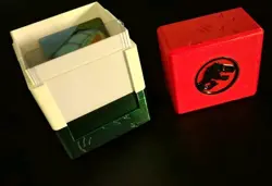 Custom Jurassic Park MTG Magic The Gathering 100 Card Commander Deckbox - Image 1