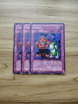 Yu-Gi-Oh! - Taunt 3x - Full Playset Of Cards - Image 1