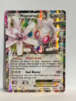 ✨Magearna EX - 75/114 - Pokemon Steam Siege XY Ultra Rare Card NM - Image 1