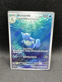 Wartortle Illustration Rare SV Scarlet & Violet 151 Card 171/165 NM Condition - Image 1