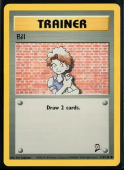 2000 Classic - Base Set 2 Bill #118 Non Holo Pokemon Card - Image 1