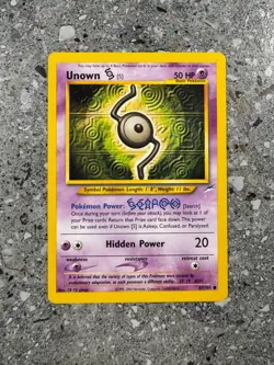 Pokemon TCG Cards Unown S 87/105 Neo Destiny LP - Image 1