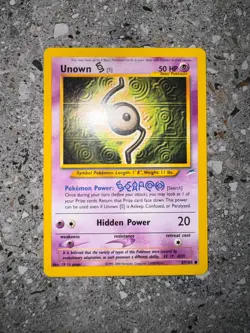 Pokemon TCG Cards Unown S 87/105 Neo Destiny LP - Image 3