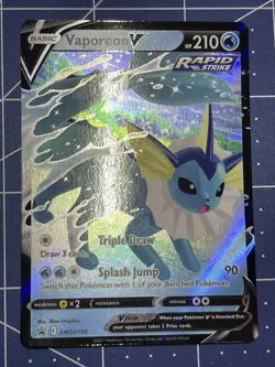 Vaporeon V SWSH150 SWSH: Sword & Shield Promo Cards Holo NM - Image 2