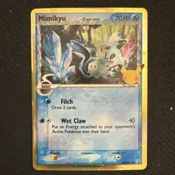Mimikyu - SWSH136 - Black Star Holo - Celebrations (Delta Species) - NM/N - Image 2