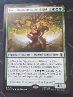 MTG 1x The Unbeatable Squirrel Girl MSH Marvel Super Heroes - Image 1