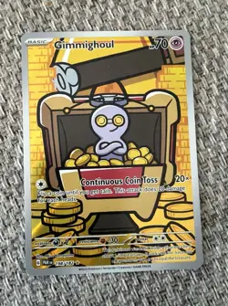 Gimmighoul 198/182 Paradox Rift Illustration Rare NM - Image 1