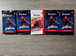 MTG Pre-Release, Spider Man | 4 Play and 1 Collector's Booster Packs - Image 1