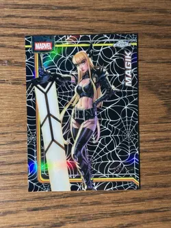 Topps Marvel Comics Chrome Spider-Web Refractor of Magik /399 - Image 1