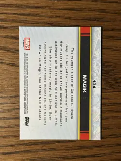 Topps Marvel Comics Chrome Spider-Web Refractor of Magik /399 - Image 2