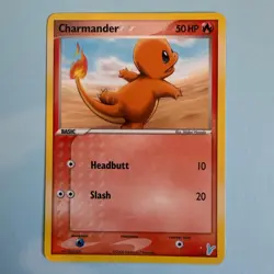 Charmander 2/12 EX Trainer Kit 2 Minun Pokemon - NM - Image 1