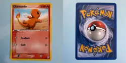 Charmander 2/12 EX Trainer Kit 2 Minun Pokemon - NM - Image 3