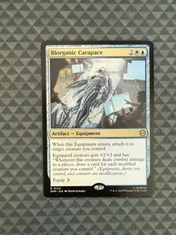 MTG Biorganic Carapace #0124 Rare Marvel’s Spider-Man (SPM) - Image 1