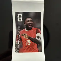 2026 Panini FIFA World Cup Coca-Cola Alphonso Davies CC9 Canada Sticker NM-MT - Image 2